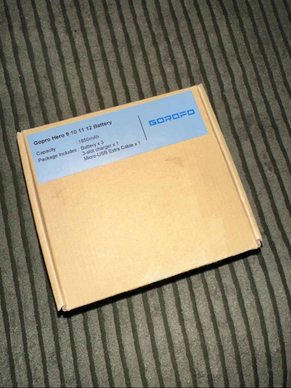 Gopro Hero 9/10/11/12 Replacement Battery Kit